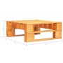 6-piece pallet furniture and honey-impregnated pine wood cushions by , Garden sets - Ref: Foro24-3066880, Price: 565,99 €, Di...