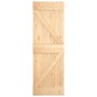 Puerta corredera con herrajes madera maciza de pino 70x210 cm de , Puertas - Ref: Foro24-3203157, Precio: 176,55 €, Descuento: %