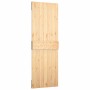 Puerta corredera con herrajes madera maciza de pino 70x210 cm de , Puertas - Ref: Foro24-3203157, Precio: 176,55 €, Descuento: %