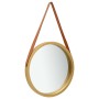 Wall mirror with gold strap 50 cm by vidaXL, Mirrors - Ref: Foro24-320365, Price: 42,66 €, Discount: %