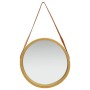 Wall mirror with gold strap 50 cm by vidaXL, Mirrors - Ref: Foro24-320365, Price: 42,66 €, Discount: %