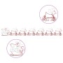 Christmas XXL reindeer and sleigh with 2160 LED lights, 7 meters. by vidaXL, Christmas lights - Ref: Foro24-289975, Price: 20...