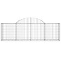 Gabion baskets 40 pcs arch shape iron 200x30x60/80 cm by , Pots and planters - Ref: Foro24-3146086, Price: 1,00 €, Discount: %