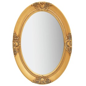 Golden baroque style wall mirror 50x70 cm by vidaXL, Mirrors - Ref: Foro24-320353, Price: 49,25 €, Discount: %