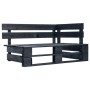 4-piece pallet furniture and black impregnated pine wood cushions by , Garden sets - Ref: Foro24-3066727, Price: 325,49 €, Di...