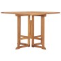 Mesa de comedor plegable para jardín madera de teca 90x90x75 cm de , Mesas de jardín - Ref: Foro24-315448, Precio: 166,17 €, ...