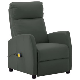 Grauer Massagesessel aus Kunstleder von vidaXL, Elektrische Massagesessel - Ref: Foro24-289726, Preis: 167,99 €, Rabatt: %