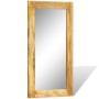 Espejo rectangular de pared con marco de madera maciza 120 x 60 cm de , Espejos - Ref: Foro24-241089, Precio: 158,53 €, Descu...