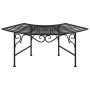 Black steel garden bench 113 cm by , garden benches - Ref: Foro24-318826, Price: 101,05 €, Discount: %