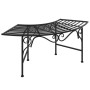 Black steel garden bench 113 cm by , garden benches - Ref: Foro24-318826, Price: 101,05 €, Discount: %