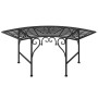 Black steel garden bench 113 cm by , garden benches - Ref: Foro24-318826, Price: 101,05 €, Discount: %