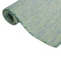 Alfombra de exterior de tejido plano turquesa 80x250 cm de , Alfombras - Ref: Foro24-340800, Precio: 35,99 €, Descuento: %