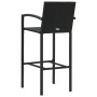 3-piece black synthetic rattan garden bar furniture set by , Garden sets - Ref: Foro24-3064769, Price: 232,20 €, Discount: %