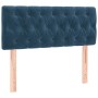 Cama box spring con colchón terciopelo azul oscuro 120x190 cm de , Camas y somieres - Ref: Foro24-3269859, Precio: 386,38 €, ...