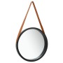 Wall mirror with black strap 40 cm by vidaXL, Mirrors - Ref: Foro24-320363, Price: 38,64 €, Discount: %