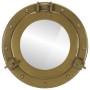 Espejo de ojo de buey de pared aluminio y vidrio Ø30 cm de , Espejos - Ref: Foro24-357852, Precio: 48,48 €, Descuento: %