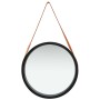 Wall mirror with black strap 50 cm by vidaXL, Mirrors - Ref: Foro24-320367, Price: 40,52 €, Discount: %