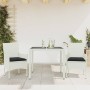 3 Stück Garten Esszimmer Set Kissen synthetisches Rattan weißes Glas von , Gartensets - Ref: Foro24-3278579, Preis: 259,69 €,...