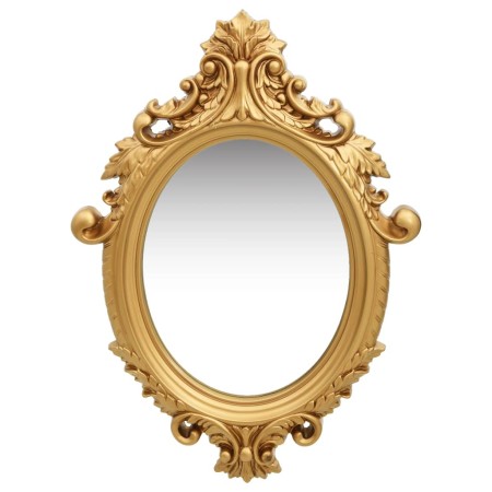 Golden castle style wall mirror 56x76 cm by vidaXL, Mirrors - Ref: Foro24-320357, Price: 58,61 €, Discount: %