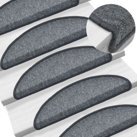 Stair treads 15 units dark gray 56x17x3 cm by vidaXL, Stair mats - Ref: Foro24-133877, Price: 53,16 €, Discount: %