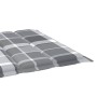 Deck chair with gray checkered cushion and impregnated pine. by , Loungers - Ref: Foro24-3065923, Price: 156,10 €, Discount: %