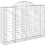 14 units of arched iron gabion baskets 200x30x140/160 cm by , Pots and planters - Ref: Foro24-3146164, Price: 1,00 €, Discoun...