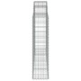 Gabion baskets 25 units, arched shape, iron, 200x30x120/140cm. by , Pots and planters - Ref: Foro24-3146147, Price: 2,00 €, D...