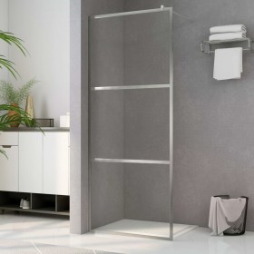 Accessible shower screen clear ESG glass 100x195 cm by vidaXL, Shower walls and screens - Ref: Foro24-146637, Price: 159,18 €...