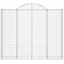 Wire mesh baskets 8 units, arched shape, iron, 200x30x160/180 cm by , Pots and planters - Ref: Foro24-3146179, Price: 787,11 ...