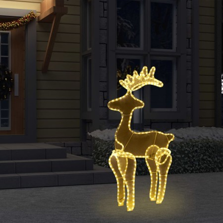 Christmas reindeer with mesh 306 LED 60x24x89 cm by vidaXL, Christmas lights - Ref: Foro24-289976, Price: 54,06 €, Discount: %