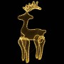 Christmas reindeer with mesh 306 LED 60x24x89 cm by vidaXL, Christmas lights - Ref: Foro24-289976, Price: 54,06 €, Discount: %