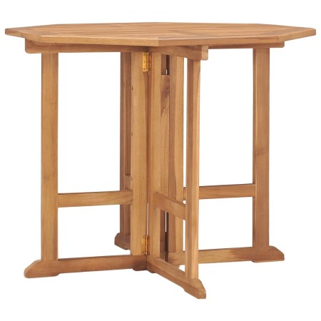 Mesa de comedor plegable para jardín madera de teca 90x90x75 cm de , Mesas de jardín - Ref: Foro24-315447, Precio: 171,99 €, ...