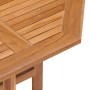 Mesa de comedor plegable para jardín madera de teca 90x90x75 cm de , Mesas de jardín - Ref: Foro24-315447, Precio: 171,99 €, ...