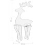 Christmas reindeer with mesh 306 LED 60x24x89 cm by vidaXL, Christmas lights - Ref: Foro24-289976, Price: 54,06 €, Discount: %