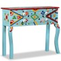 Hand-painted solid blue mango wood console table by , Sideboards - Ref: Foro24-244596, Price: 248,34 €, Discount: %