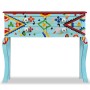 Hand-painted solid blue mango wood console table by , Sideboards - Ref: Foro24-244596, Price: 248,34 €, Discount: %