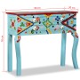 Hand-painted solid blue mango wood console table by , Sideboards - Ref: Foro24-244596, Price: 248,34 €, Discount: %