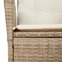 Garden dining set with cushions 4 pieces beige synthetic rattan by , Garden sets - Ref: Foro24-3277479, Price: 538,20 €, Disc...