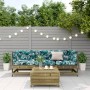 4-piece garden furniture set with impregnated pine wood cushions by , Garden sets - Ref: Foro24-3250791, Price: 436,88 €, Dis...