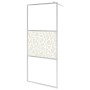 Accessible ESG glass shower screen stone design 100x195 cm by vidaXL, Shower walls and screens - Ref: Foro24-146652, Price: 1...