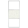 Accessible ESG glass shower screen stone design 100x195 cm by vidaXL, Shower walls and screens - Ref: Foro24-146652, Price: 1...