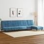 2-piece blue velvet sofa set by , Sofas - Ref: Foro24-3216294, Price: 375,44 €, Discount: %