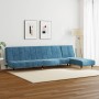 2-piece blue velvet sofa set by , Sofas - Ref: Foro24-3216294, Price: 375,44 €, Discount: %