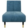 2-piece blue velvet sofa set by , Sofas - Ref: Foro24-3216294, Price: 375,44 €, Discount: %