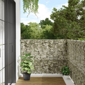 Garden privacy screen PVC stone gray 500x120 cm by , fence panels - Ref: Foro24-4005534, Price: 42,45 €, Discount: %