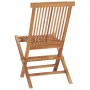 Klappbare Garten-Essgruppe 5-teilig aus massivem Teakholz von , Gartensets - Ref: Foro24-3059976, Preis: 340,07 €, Rabatt: %