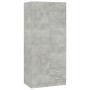 Armario de madera de ingeniería gris hormigón 80x52x180 cm de , Armarios roperos - Ref: Foro24-800643, Precio: 301,05 €, Desc...