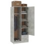 Armario de madera de ingeniería gris hormigón 80x52x180 cm de , Armarios roperos - Ref: Foro24-800643, Precio: 301,05 €, Desc...