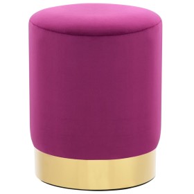 Purple and Gold Velvet Stool by , Folding stools and chairs - Ref: Foro24-249837, Price: 37,44 €, Discount: %