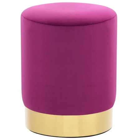 Taburete de terciopelo morado y dorado de , Taburetes y sillas plegables - Ref: Foro24-249837, Precio: 37,44 €, Descuento: %